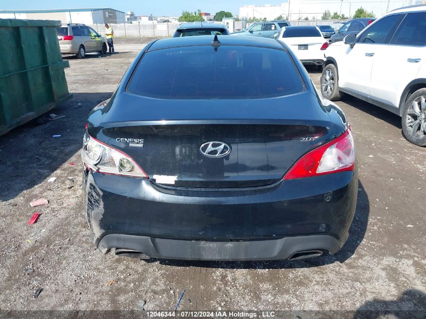 2010 Hyundai Genesis Coupe 2.0T VIN: KMHHT6KD0AU036807 Lot: 12046344