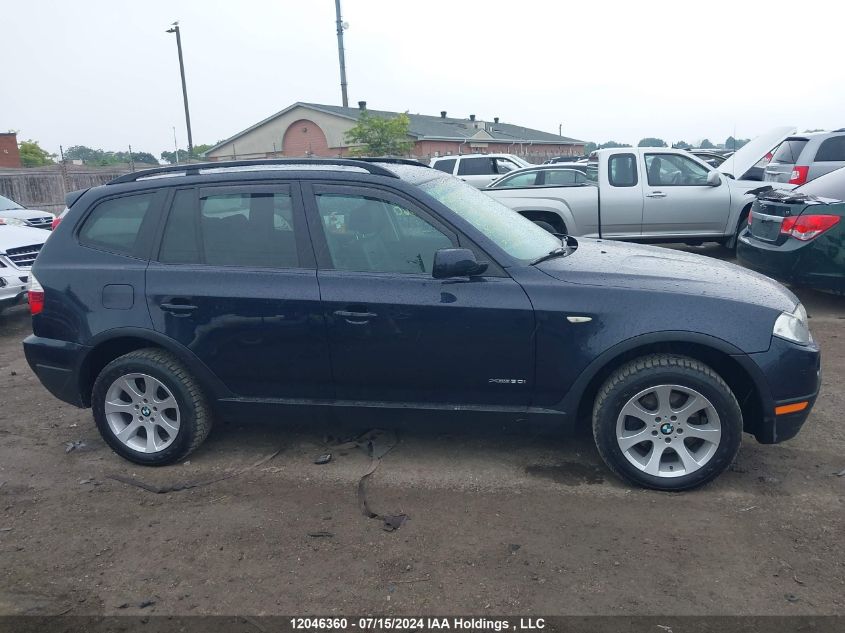 2009 BMW X3 xDrive30I VIN: WBXPC93479WJ30458 Lot: 12046360