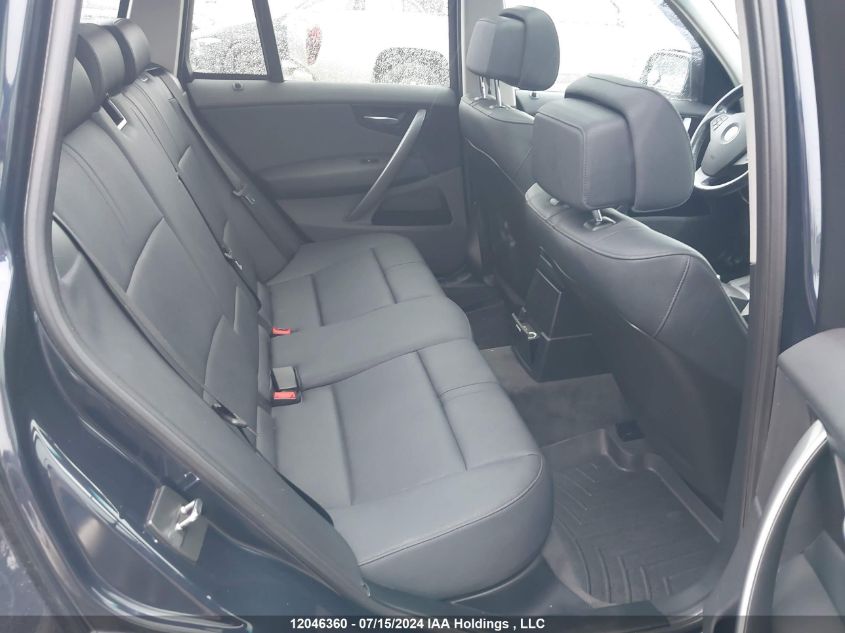 2009 BMW X3 xDrive30I VIN: WBXPC93479WJ30458 Lot: 12046360