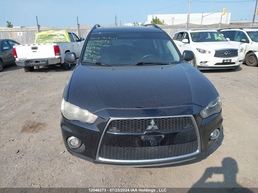 2012 Mitsubishi Outlander VIN: JA4AT2AW8CU609144 Lot: 12046373