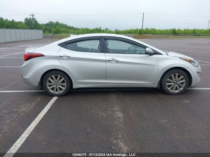 2016 Hyundai Elantra Sport Appearance VIN: KMHDH4AE1GU569384 Lot: 12046375