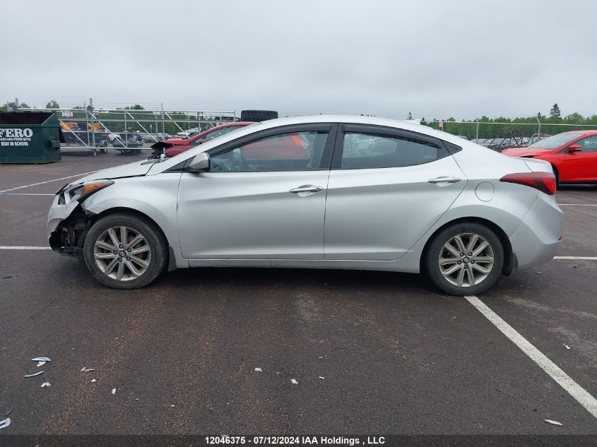 2016 Hyundai Elantra Sport Appearance VIN: KMHDH4AE1GU569384 Lot: 12046375