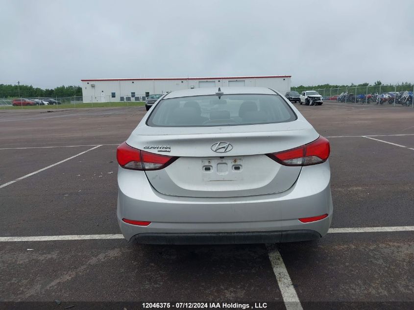 2016 Hyundai Elantra Sport Appearance VIN: KMHDH4AE1GU569384 Lot: 12046375