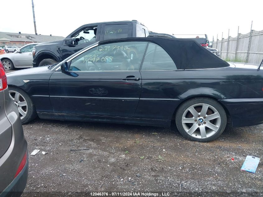 2004 BMW 325 Ci VIN: WBABW33494PG97088 Lot: 12046376