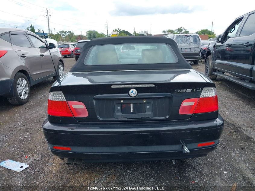 2004 BMW 325 Ci VIN: WBABW33494PG97088 Lot: 12046376