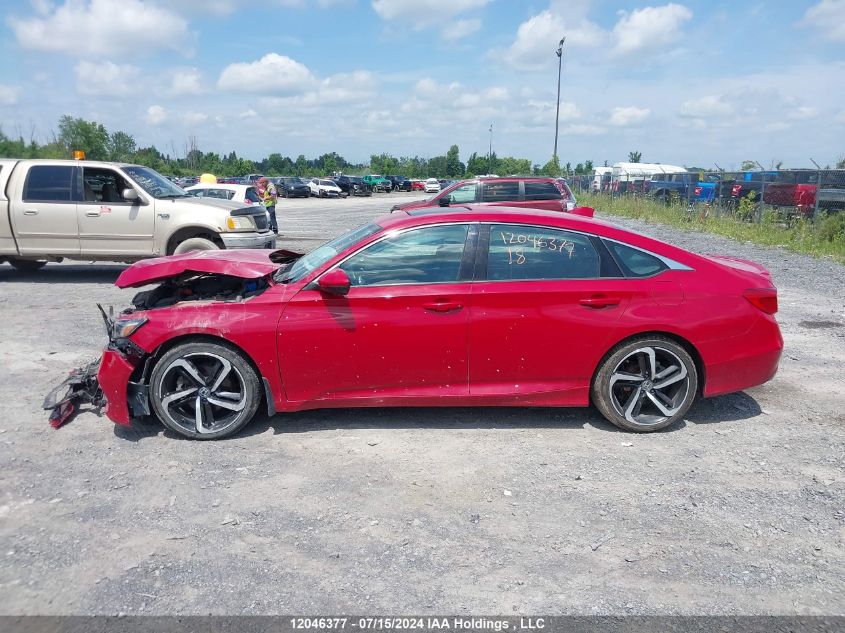 2018 Honda Accord Sport VIN: 1HGCV2F32JA800419 Lot: 12046377