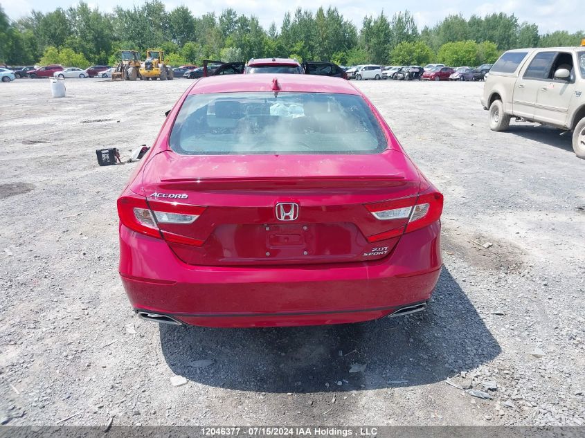 2018 Honda Accord Sport VIN: 1HGCV2F32JA800419 Lot: 12046377