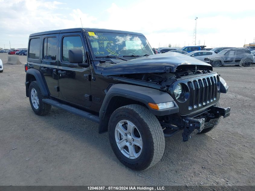 2022 Jeep Wrangler Unlimited Sport S VIN: 1C4HJXDG7NW143824 Lot: 12046387