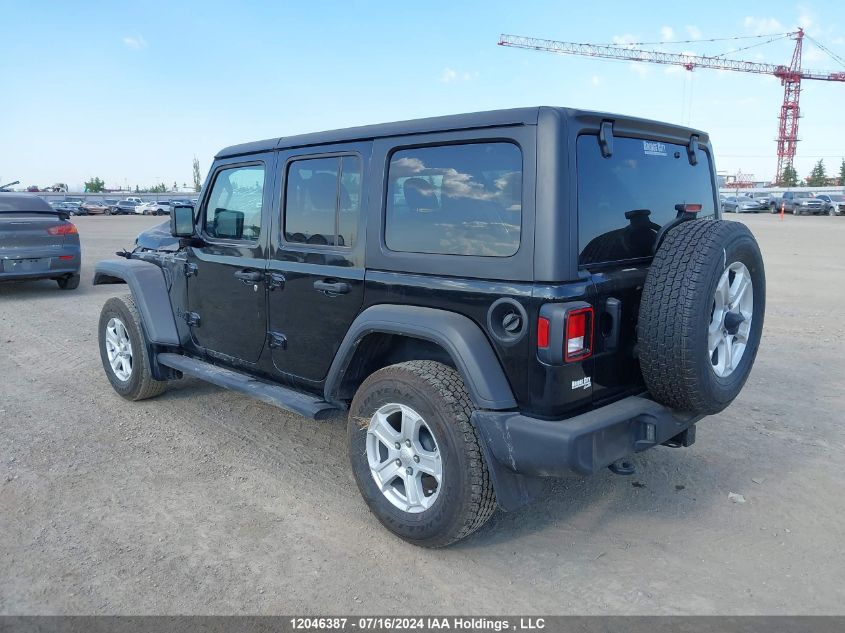 2022 Jeep Wrangler Unlimited Sport S VIN: 1C4HJXDG7NW143824 Lot: 12046387