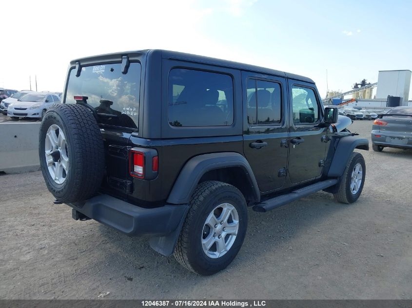 2022 Jeep Wrangler Unlimited Sport S VIN: 1C4HJXDG7NW143824 Lot: 12046387