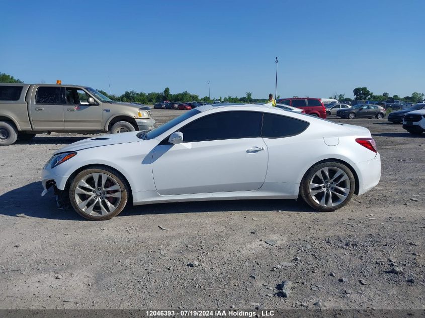 2014 Hyundai Genesis Coupe 3.8L VIN: KMHHU6KJ5EU116029 Lot: 12046393