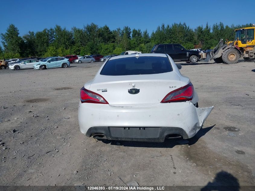 2014 Hyundai Genesis Coupe 3.8L VIN: KMHHU6KJ5EU116029 Lot: 12046393