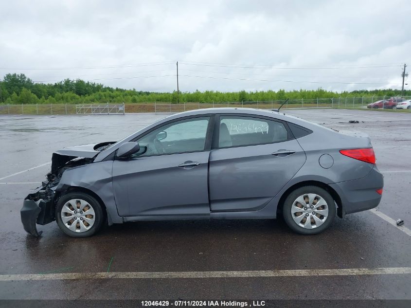 2017 Hyundai Accent Se VIN: KMHCT4AE5HU329301 Lot: 12046429