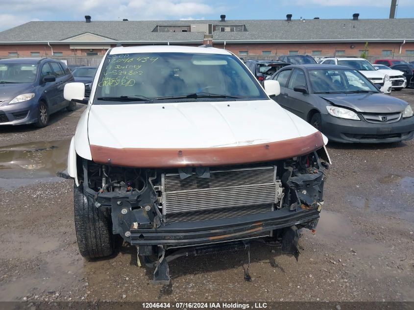 2011 Dodge Journey R/T VIN: 3D4PH6FG1BT539802 Lot: 12046434