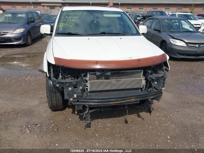 2011 Dodge Journey R/T VIN: 3D4PH6FG1BT539802 Lot: 12046434