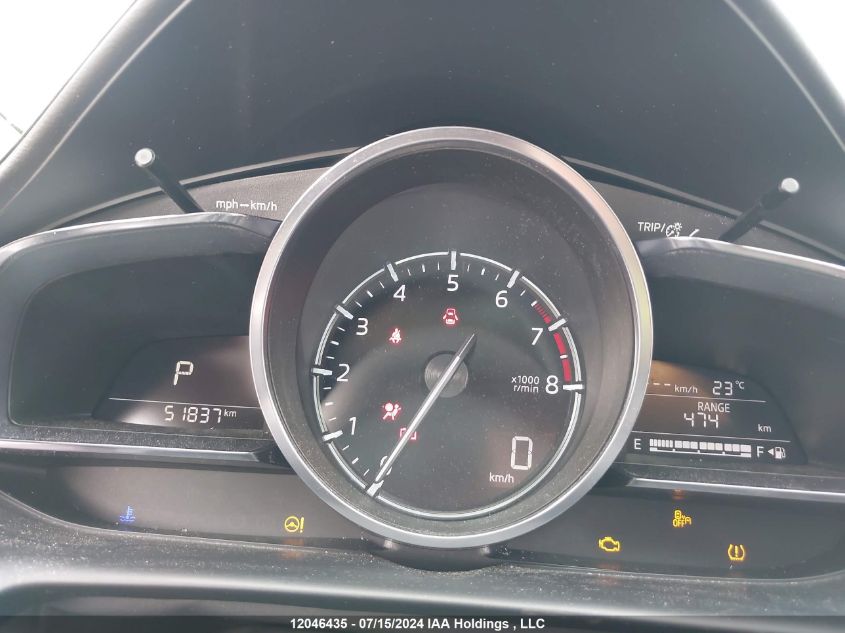 2018 Mazda Cx-3 Grand Touring VIN: JM1DKFD71J0332780 Lot: 12046435