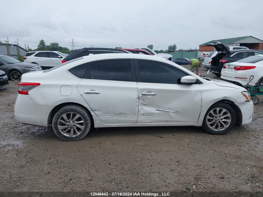 2015 Nissan Sentra S/Sv/Sr/Sl VIN: 3N1AB7AP2FL648618 Lot: 12046442