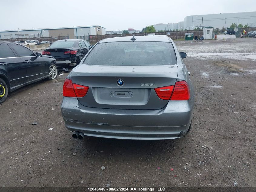 2011 BMW 3 Series VIN: WBAPG7C52BA936433 Lot: 12046445