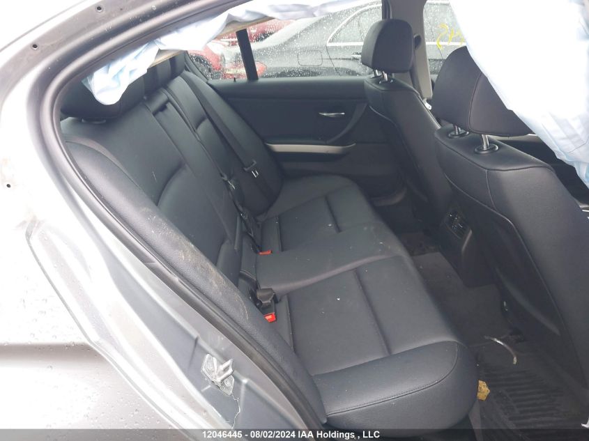 2011 BMW 3 Series VIN: WBAPG7C52BA936433 Lot: 12046445