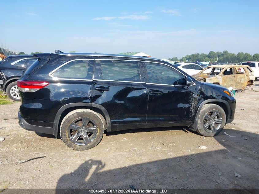 2019 Toyota Highlander Limited VIN: 5TDDZRFH5KS977241 Lot: 12046493