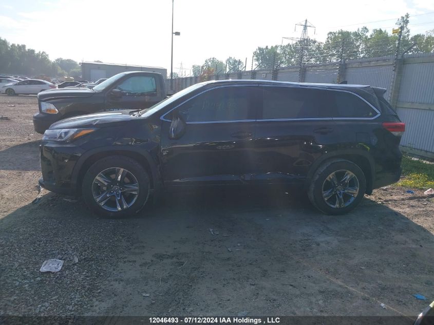 2019 Toyota Highlander Limited VIN: 5TDDZRFH5KS977241 Lot: 12046493