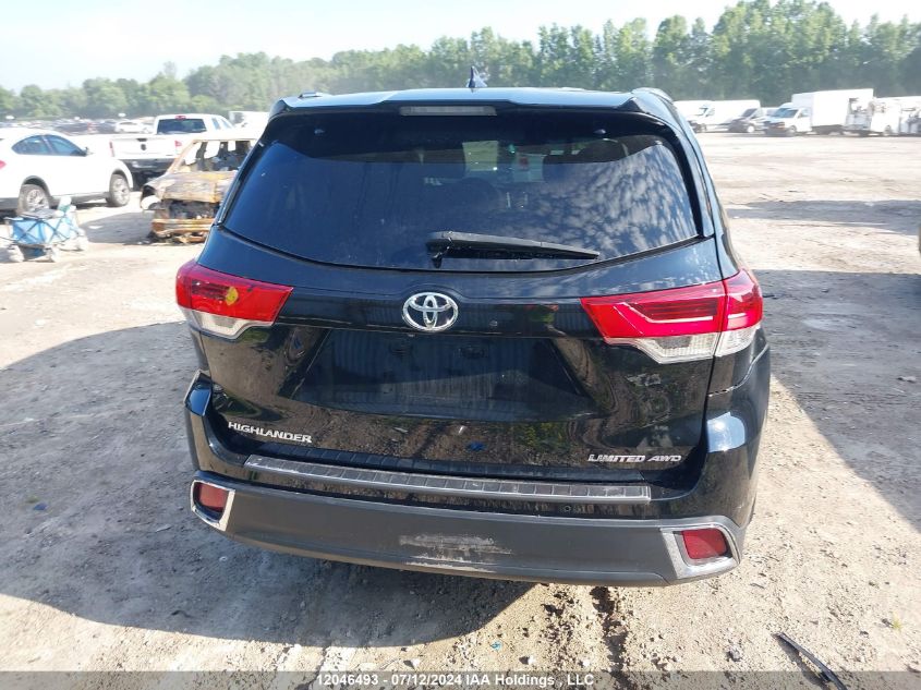 2019 Toyota Highlander Limited VIN: 5TDDZRFH5KS977241 Lot: 12046493