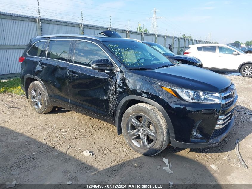 2019 Toyota Highlander Limited VIN: 5TDDZRFH5KS977241 Lot: 12046493