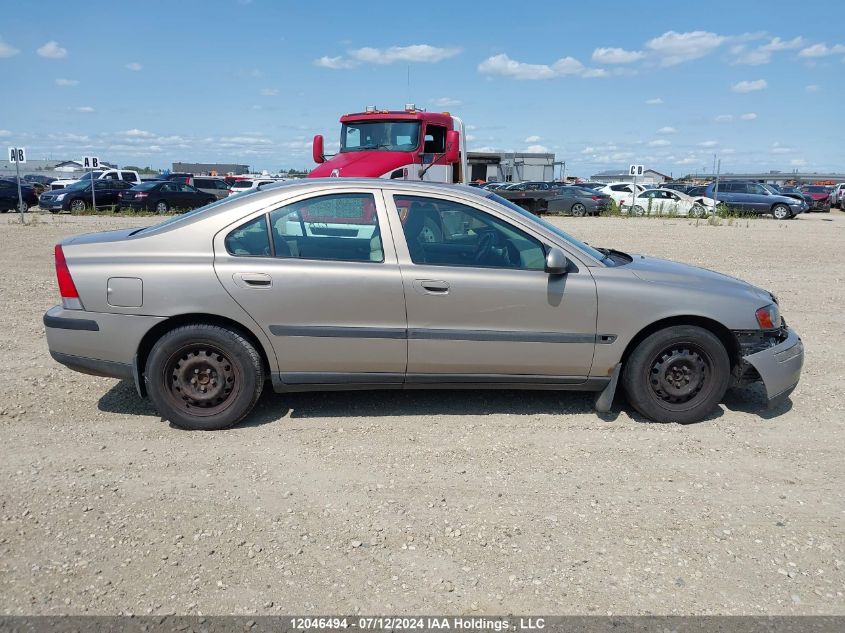 2002 Volvo S60 VIN: YV1RS61R022134784 Lot: 12046494