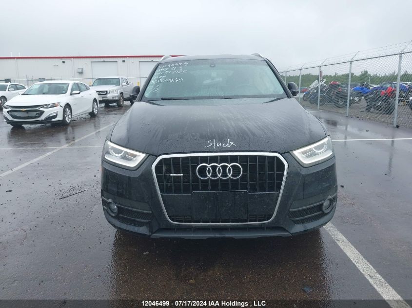 2015 Audi Q3 VIN: WA1GFEFSXFR013985 Lot: 12046499