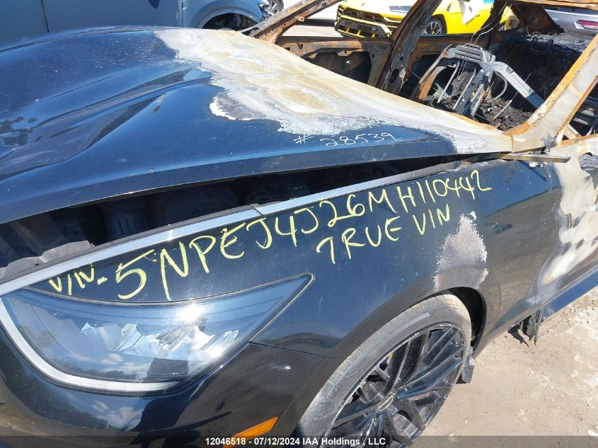 5NPEJ4J26MH110442 2021 Hyundai Sonata Sport 1.6T 4Dr