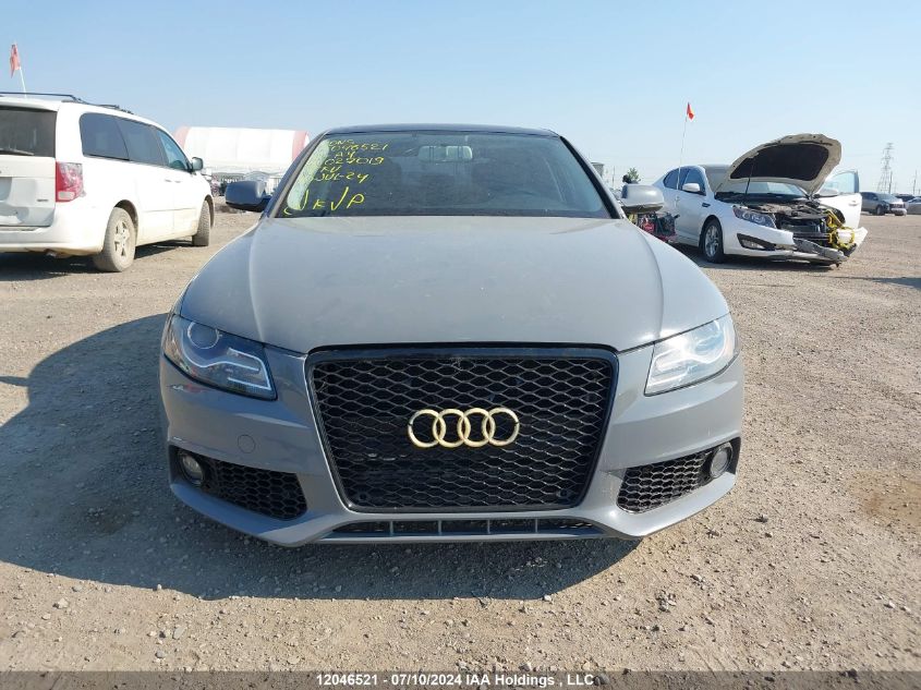 2011 Audi A4 2.0T Premium VIN: WAUBFAFL9BN027019 Lot: 12046521