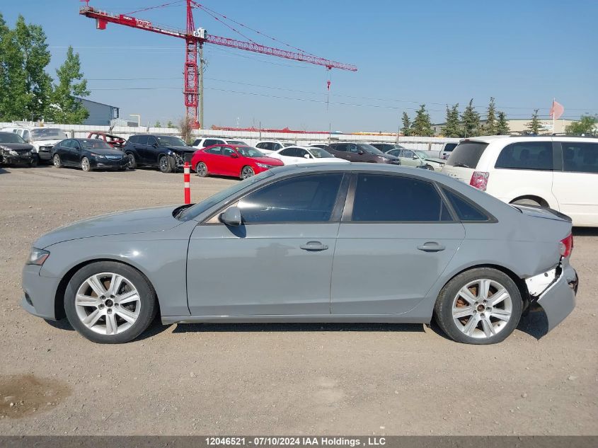 2011 Audi A4 2.0T Premium VIN: WAUBFAFL9BN027019 Lot: 12046521