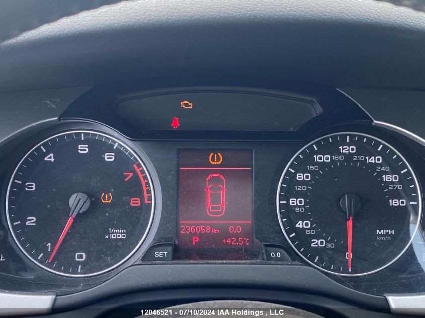 2011 Audi A4 2.0T Premium VIN: WAUBFAFL9BN027019 Lot: 12046521