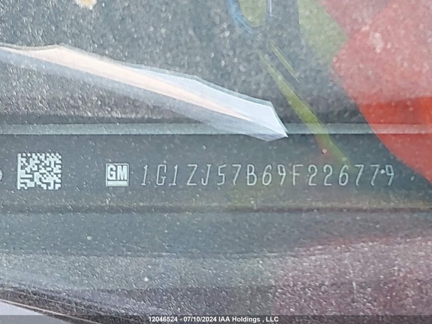 2009 Chevrolet Malibu VIN: 1G1ZJ57B69F226779 Lot: 12046524