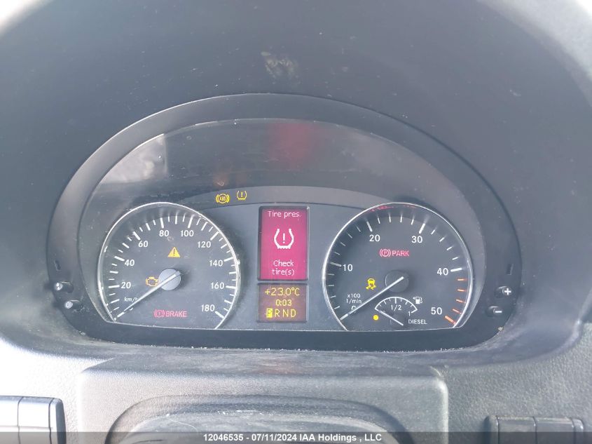 2013 Mercedes-Benz Sprinter 2500 VIN: WD3BE7CC4D5781083 Lot: 12046535