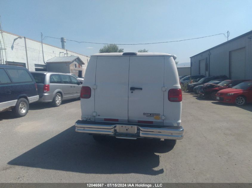 1997 Dodge Ram Van B2500 VIN: 2B7HB21Y3VK560467 Lot: 12046567