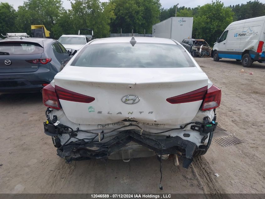 2019 Hyundai Elantra Preferred VIN: KMHD84LFXKU830767 Lot: 12046589