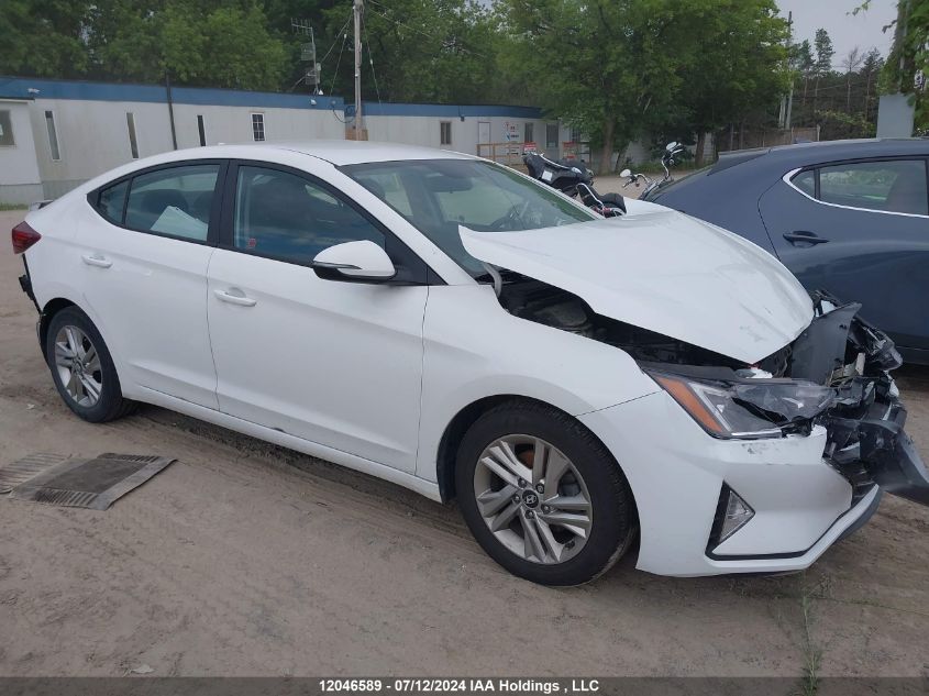 2019 Hyundai Elantra Preferred VIN: KMHD84LFXKU830767 Lot: 12046589