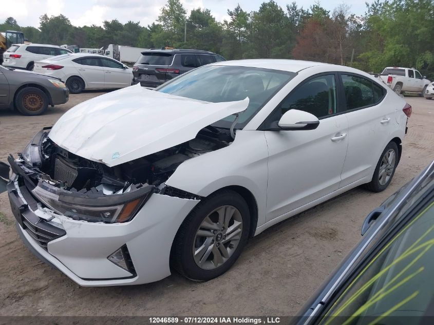 2019 Hyundai Elantra Preferred VIN: KMHD84LFXKU830767 Lot: 12046589