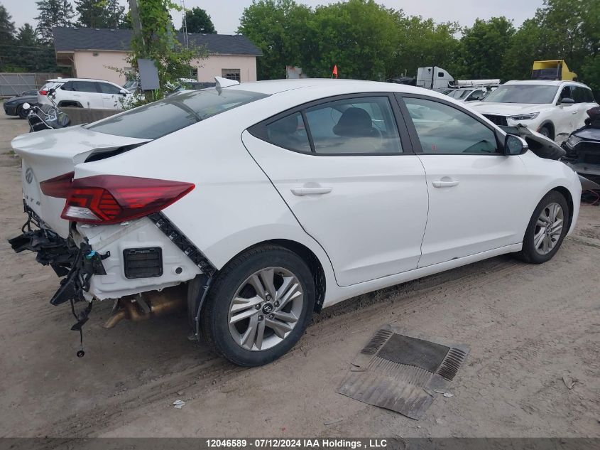 2019 Hyundai Elantra Preferred VIN: KMHD84LFXKU830767 Lot: 12046589