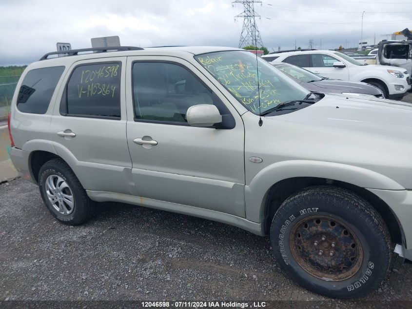 2006 Mazda Tribute VIN: 4F2YZ02Z96KM03864 Lot: 12046598