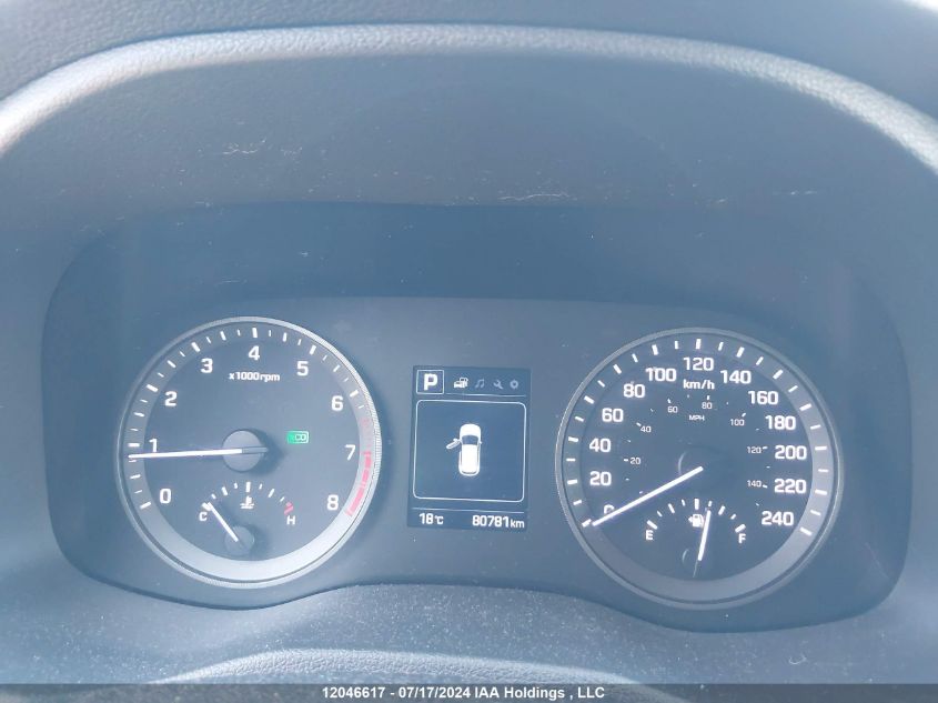 2017 Hyundai Tucson Limited/Sport And Eco/Se VIN: KM8J33A42HU437660 Lot: 12046617