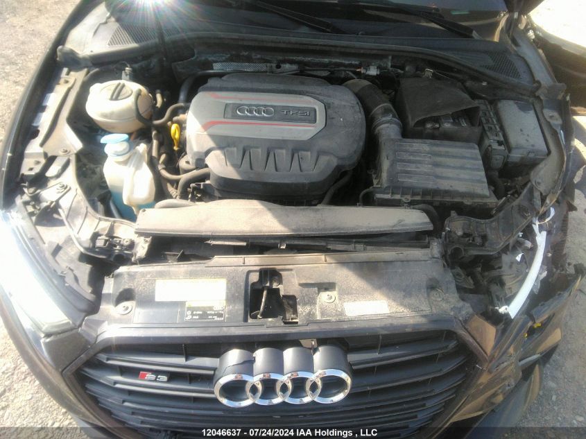 2017 Audi S3 VIN: WAUB1GFF8H1026245 Lot: 12046637