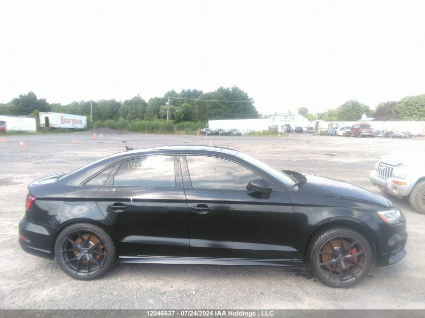2017 Audi S3 VIN: WAUB1GFF8H1026245 Lot: 12046637