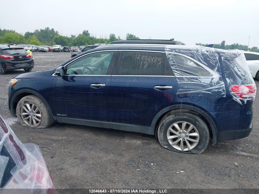 2017 Kia Sorento VIN: 5XYPGDA58HG210072 Lot: 12046643