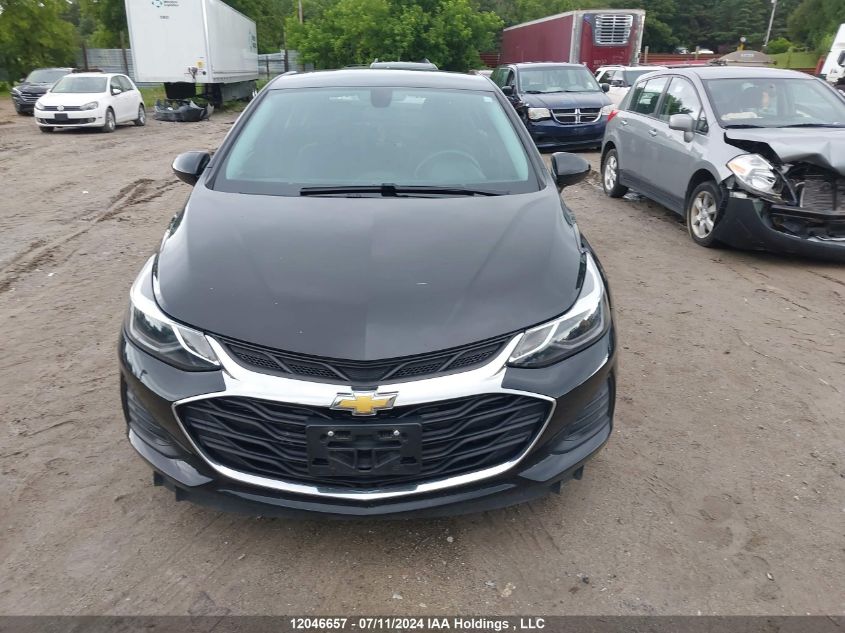 2019 Chevrolet Cruze Lt VIN: 3G1BE6SM6KS559893 Lot: 12046657