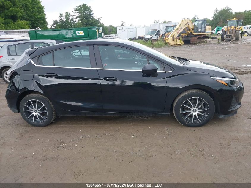 2019 Chevrolet Cruze Lt VIN: 3G1BE6SM6KS559893 Lot: 12046657