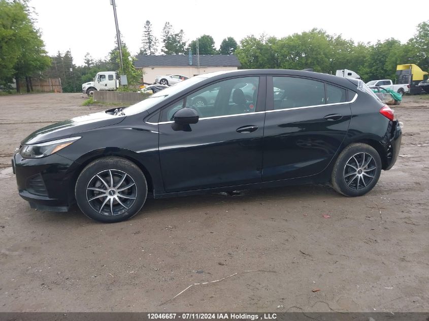 2019 Chevrolet Cruze Lt VIN: 3G1BE6SM6KS559893 Lot: 12046657