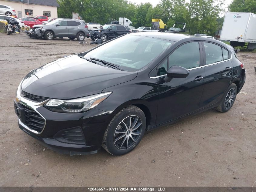 2019 Chevrolet Cruze Lt VIN: 3G1BE6SM6KS559893 Lot: 12046657