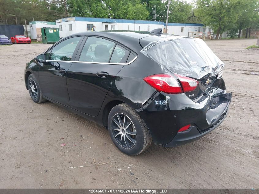 2019 Chevrolet Cruze Lt VIN: 3G1BE6SM6KS559893 Lot: 12046657